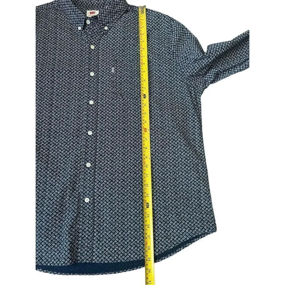 Levi’s Button Up‎ Men’s Long Sleeve Blue Shirt size XXL